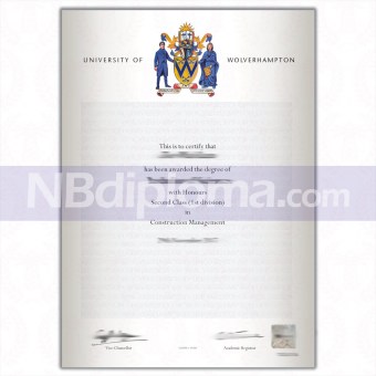 University of Wolverhampton diploma 胡弗汉顿大学毕业证书